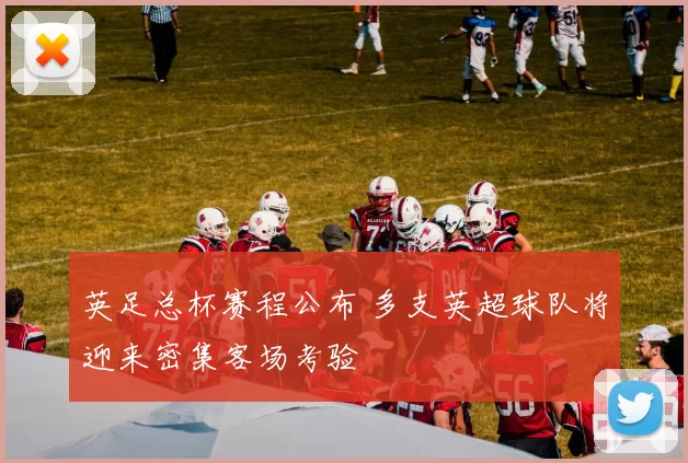 英足总杯赛程公布 多支英超球队将迎来密集客场考验
