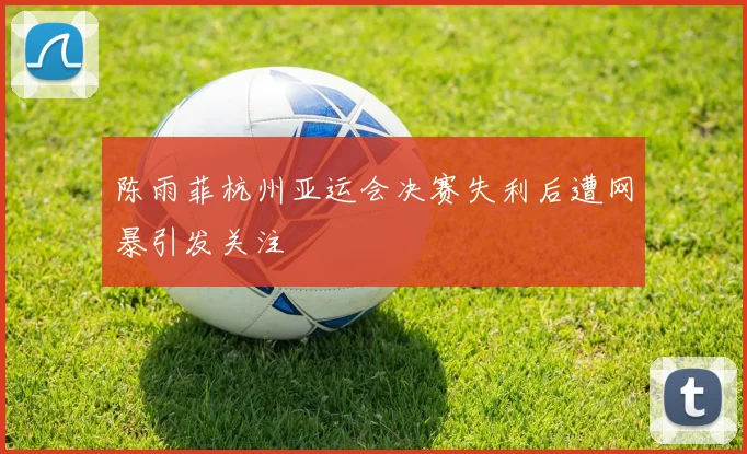 陈雨菲杭州亚运会决赛失利后遭网暴引发关注